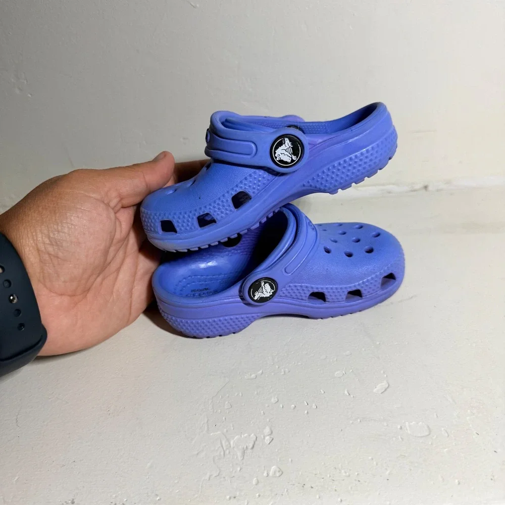Crocs Clogs Classic Slip On Purple Kids Size C6